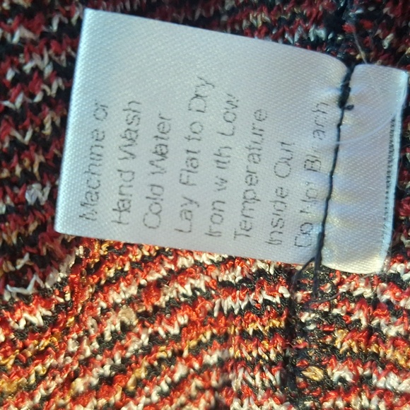 Ming Wang Red and Black Plaid Cardigan Jacket Size M - Picture 12 of 12